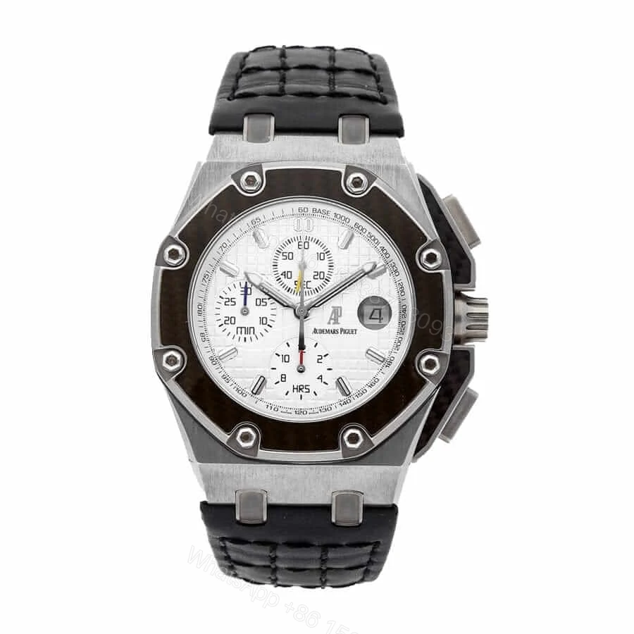 Audemars Piguet Super Clone Royal Oak White Dial Watch — view 1