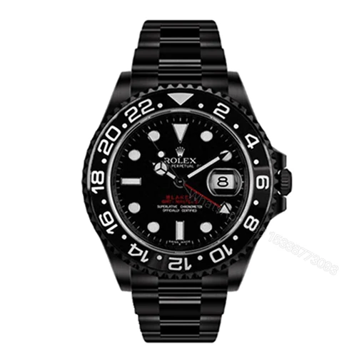 Rolex GMT-Master II 116710 Super Clone: Blaken Single Red 40mm Black Dial — view 1