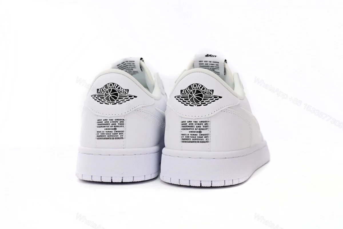 View 2 of Air Jordan 1 Low All White AV3918-101