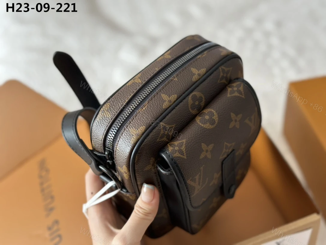 View 8 of LOUIS VUITTON CHRISTOPHER WEARABLE WALLET MONOGRAM BROWN 18CM M69404
