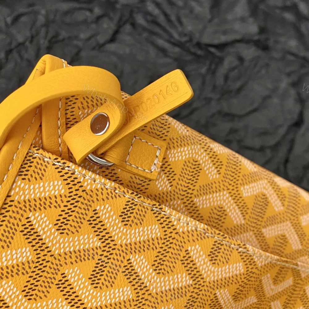 View 8 of 高仿Goyard*STLOUIB滿印Tote購物袋黃色中號免檢版