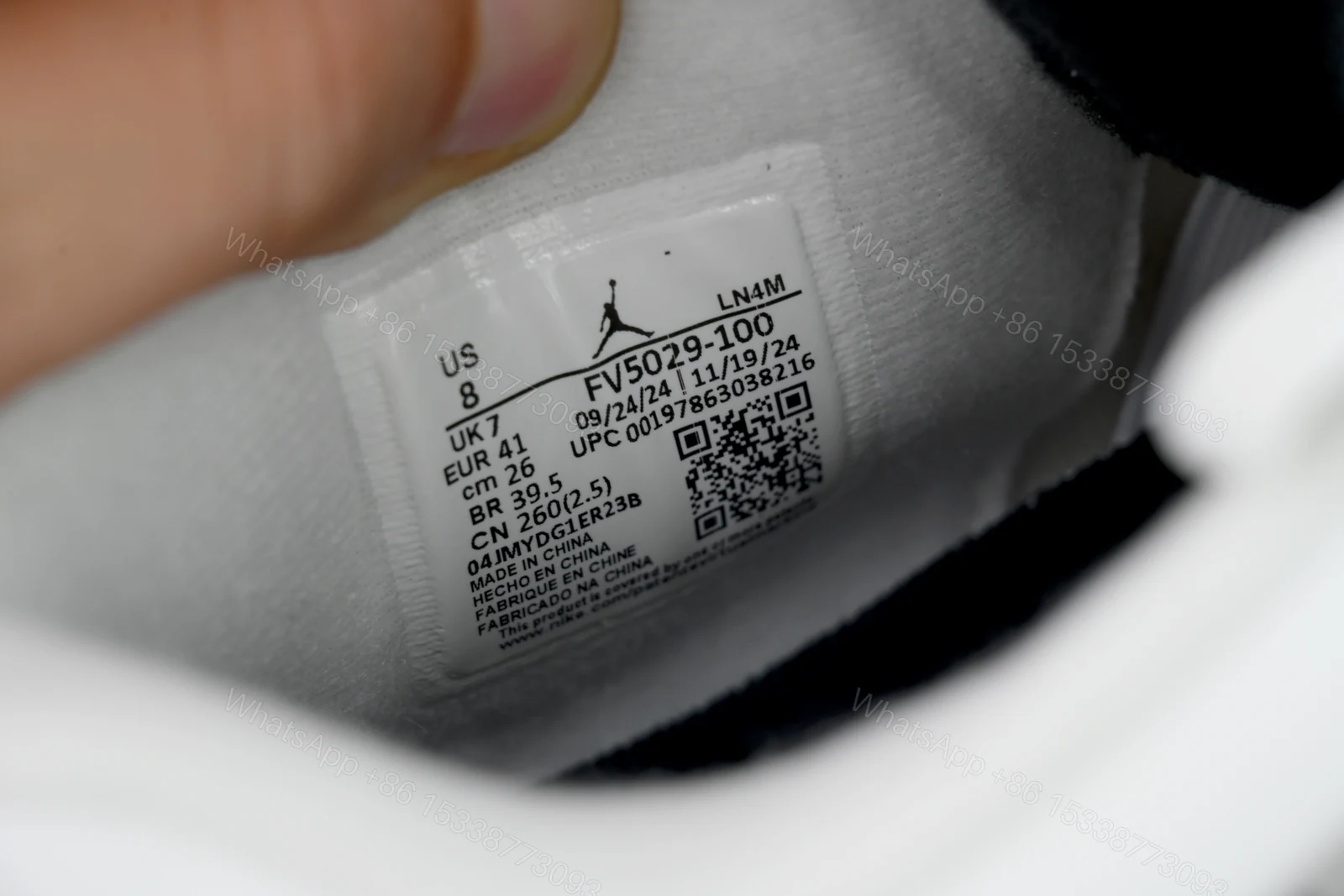 View 4 of Air Jordan 4 Retro OG 'White Cement' FV5029-100 (2025)