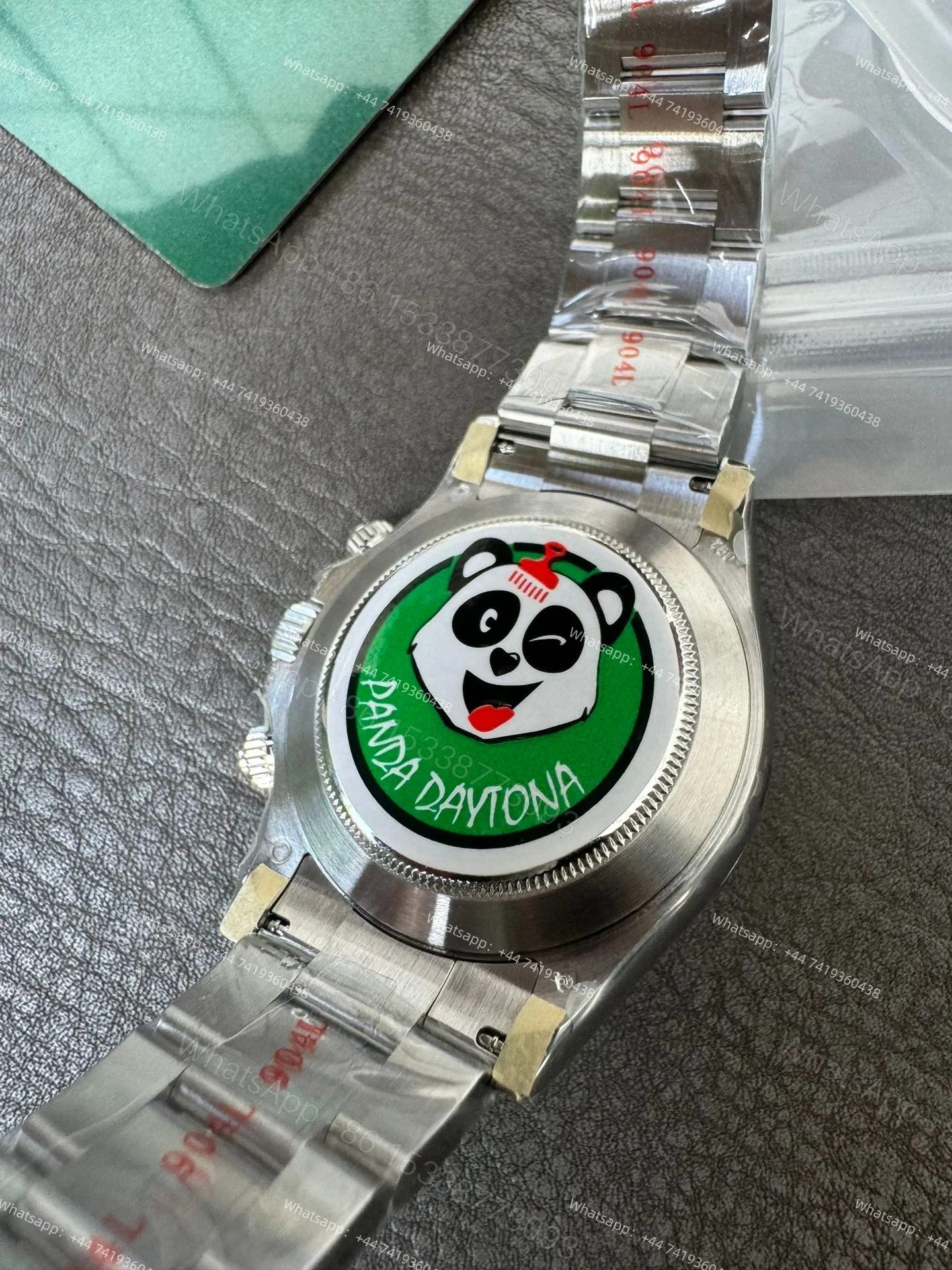 View 11 of Rolex Daytona 116599RBOW Rainbow Bezel 1:1 Replica – Black Diamond Dial Super Clone 4130