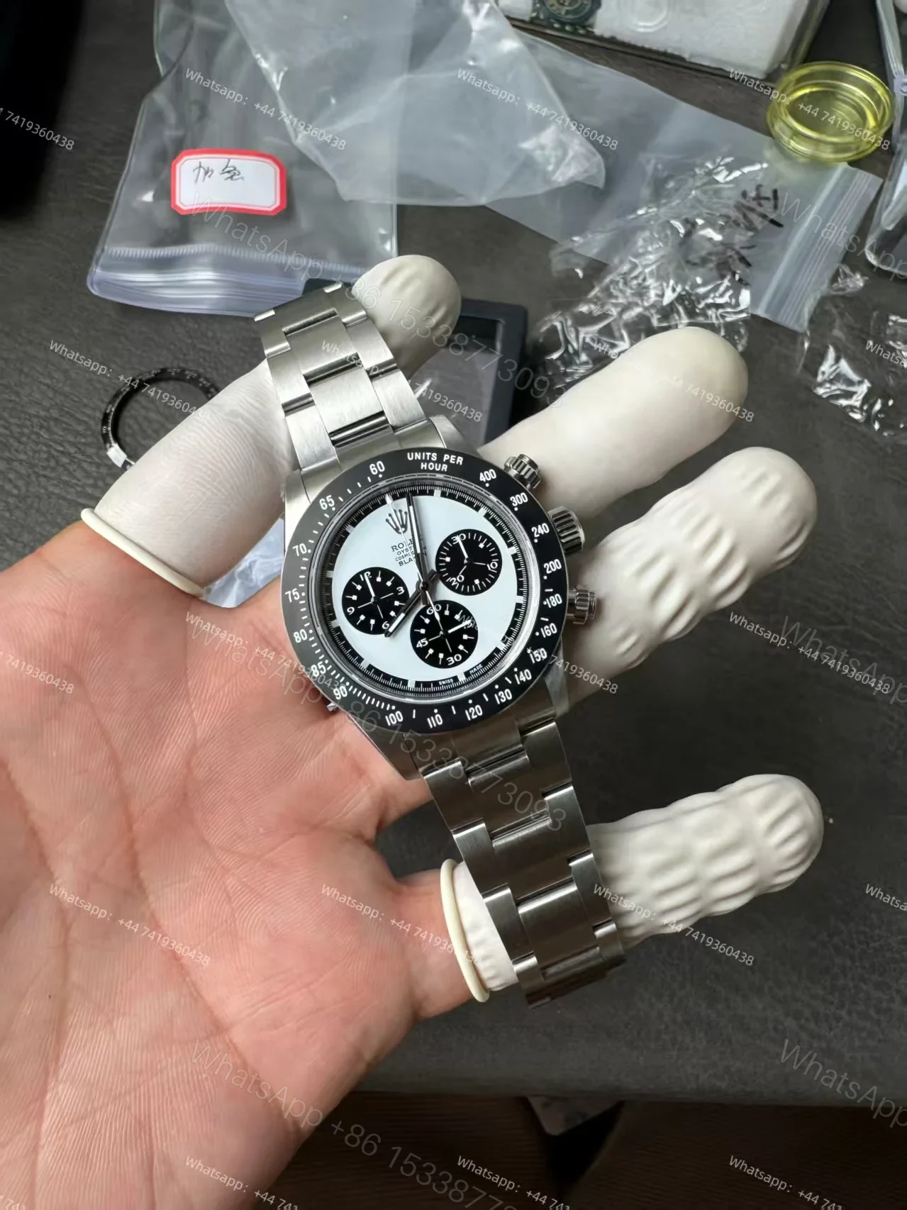 View 2 of Rolex Daytona 116500 Customization Blaken Paul Newman 4130 Movement Best Super Clone