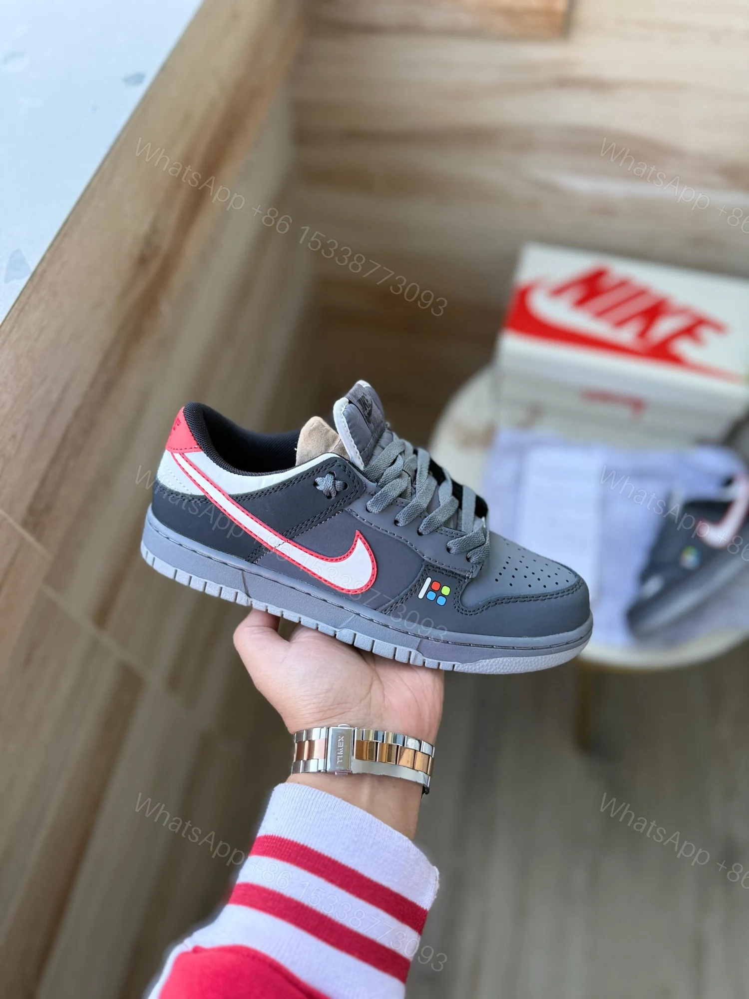 View 3 of FIRST COPY Nike SB Dunk Supreme Grey 2025