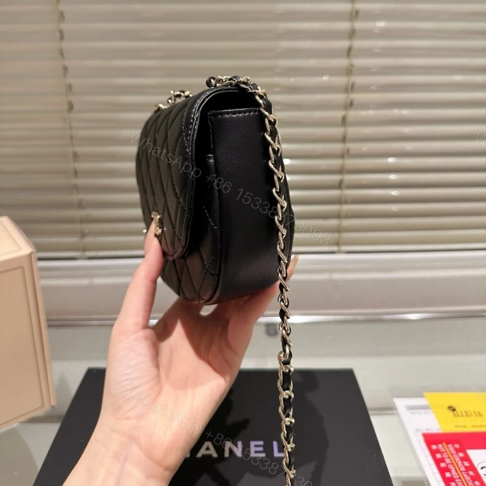 View 5 of Chanel 25C Classic Clutch With Chain Black 16Cm