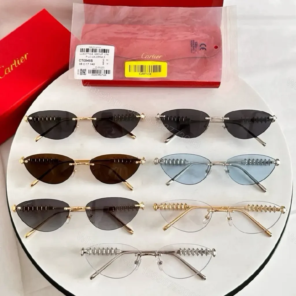 View 4 of Gold Frame Sunglasses with Beaded Temples, Gradient Lenses