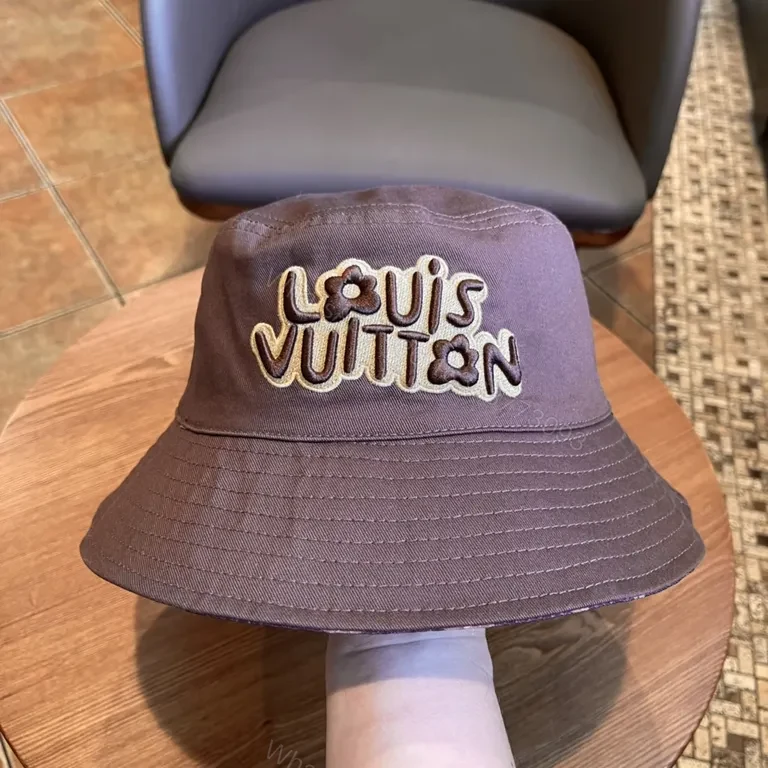 View 5 of Color-Shift Monogram Bucket Hat (Multicolor LV-Inspired)