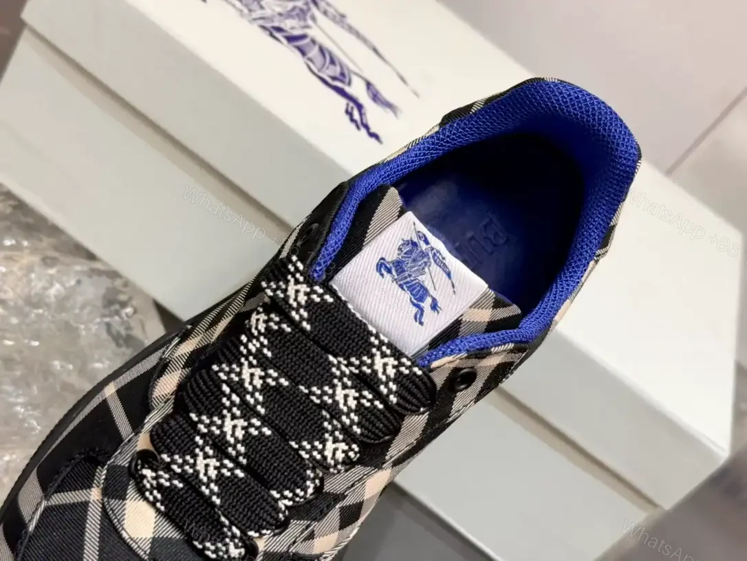 View 9 of BURBERRY TERRACE CHECK SNEAKERS – BBR094