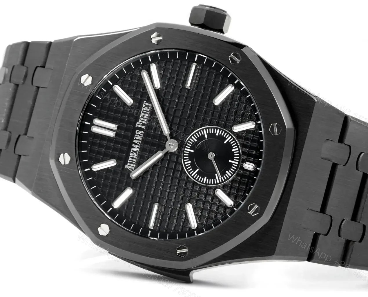 View 4 of KZ Factory Audemars Piguet Royal Oak 26591IP Series Men’s Watch – Silver Stainless Steel with Gradient Grey Dial