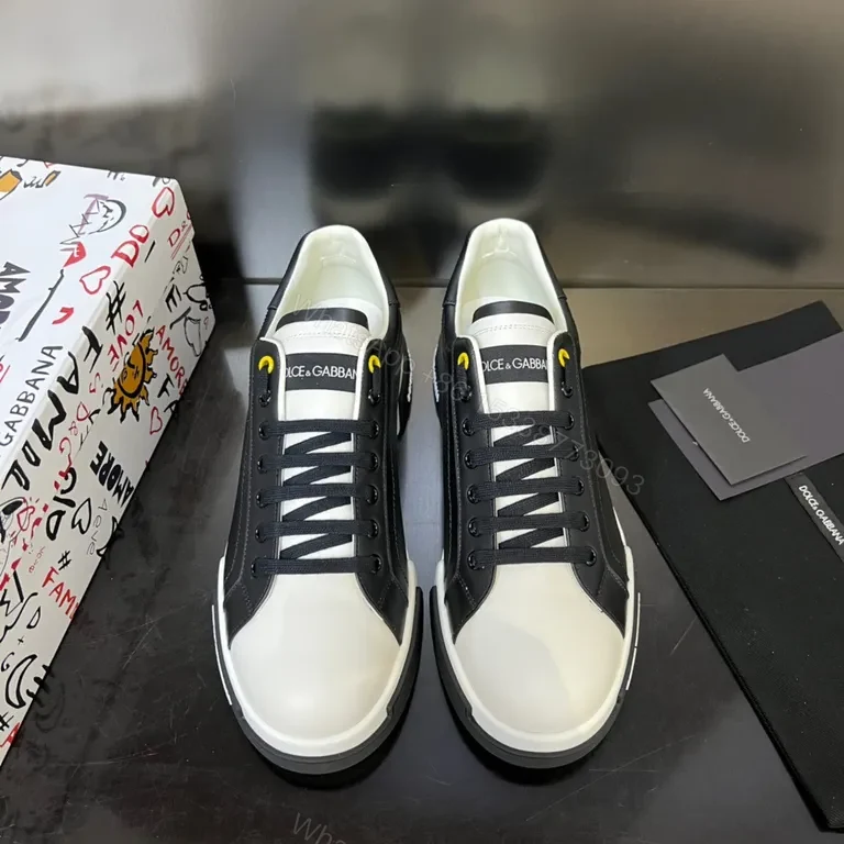 View 2 of Monochrome Edge Luxe Sneaker: Dolce & Gabbana Style, Everyday Comfort