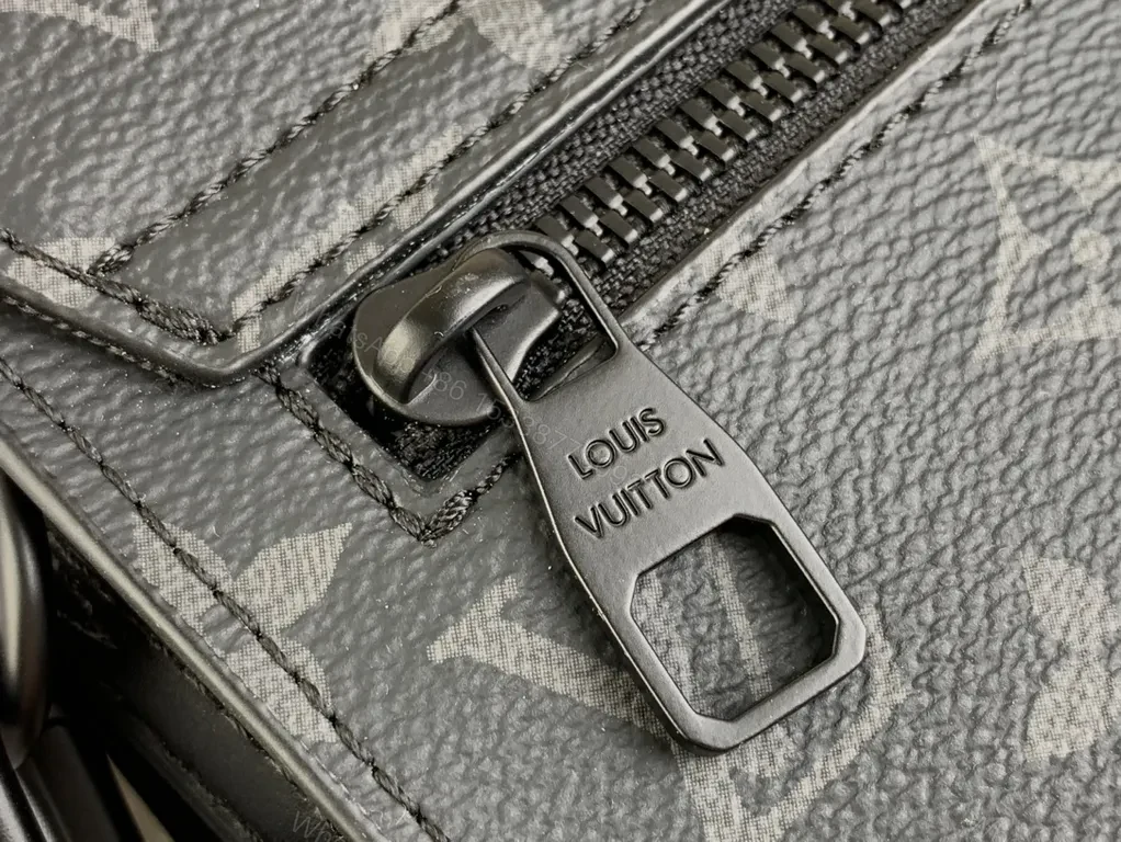 View 9 of Monogram Structured Messenger: Modern, Versatile & Refined Bag