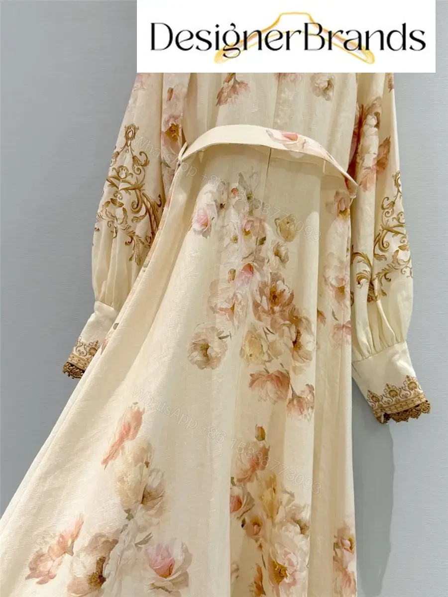 View 7 of Zimmermann Hypnotic Buttoned Midi Dress