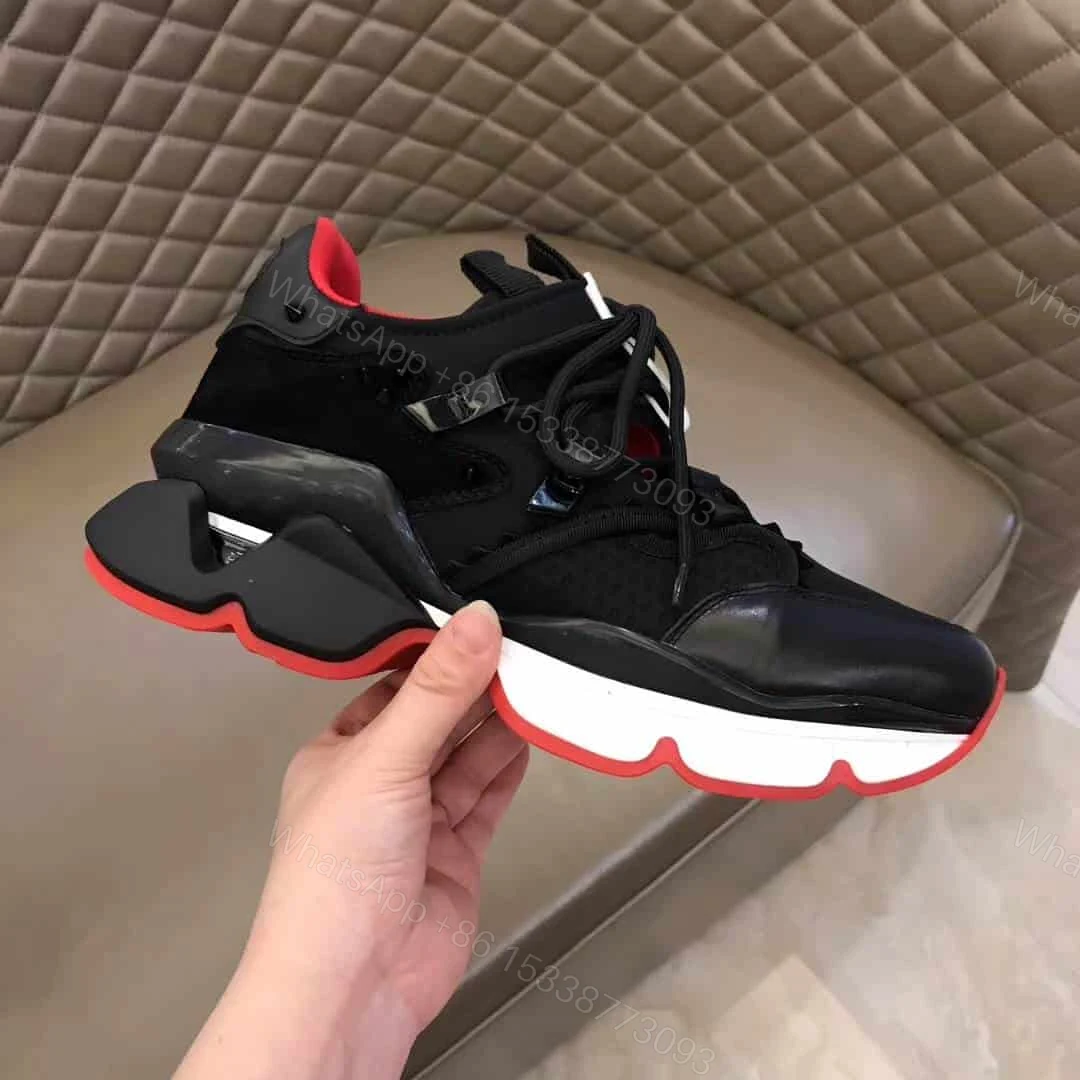 View 2 of CHRISTIAN LOUBOUTIN RED- RUNNER SNEAKER – CL58