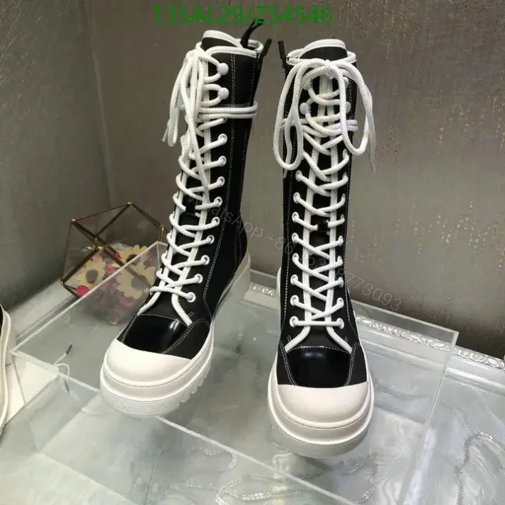 View 4 of Christian Dior canvas boots Replica for women TS5525