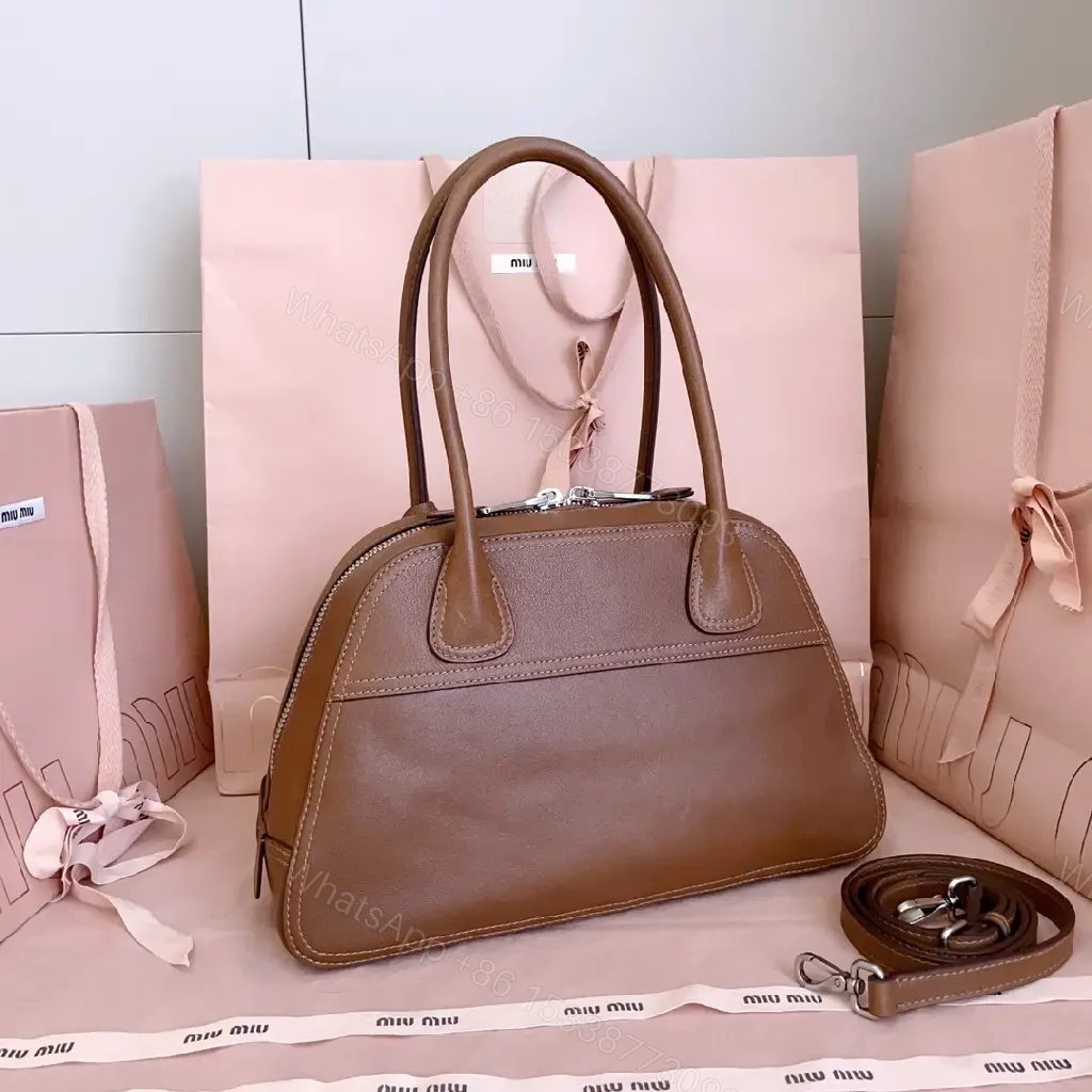 View 6 of Caramel Leather Satchel: Structured, Minimal Branding, All‐Day Essential