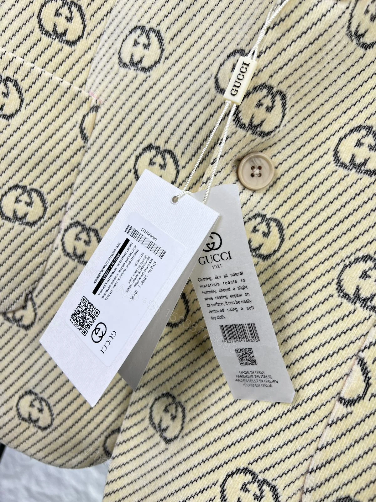 View 4 of First Copy Gucci Imported Fabric Blazer