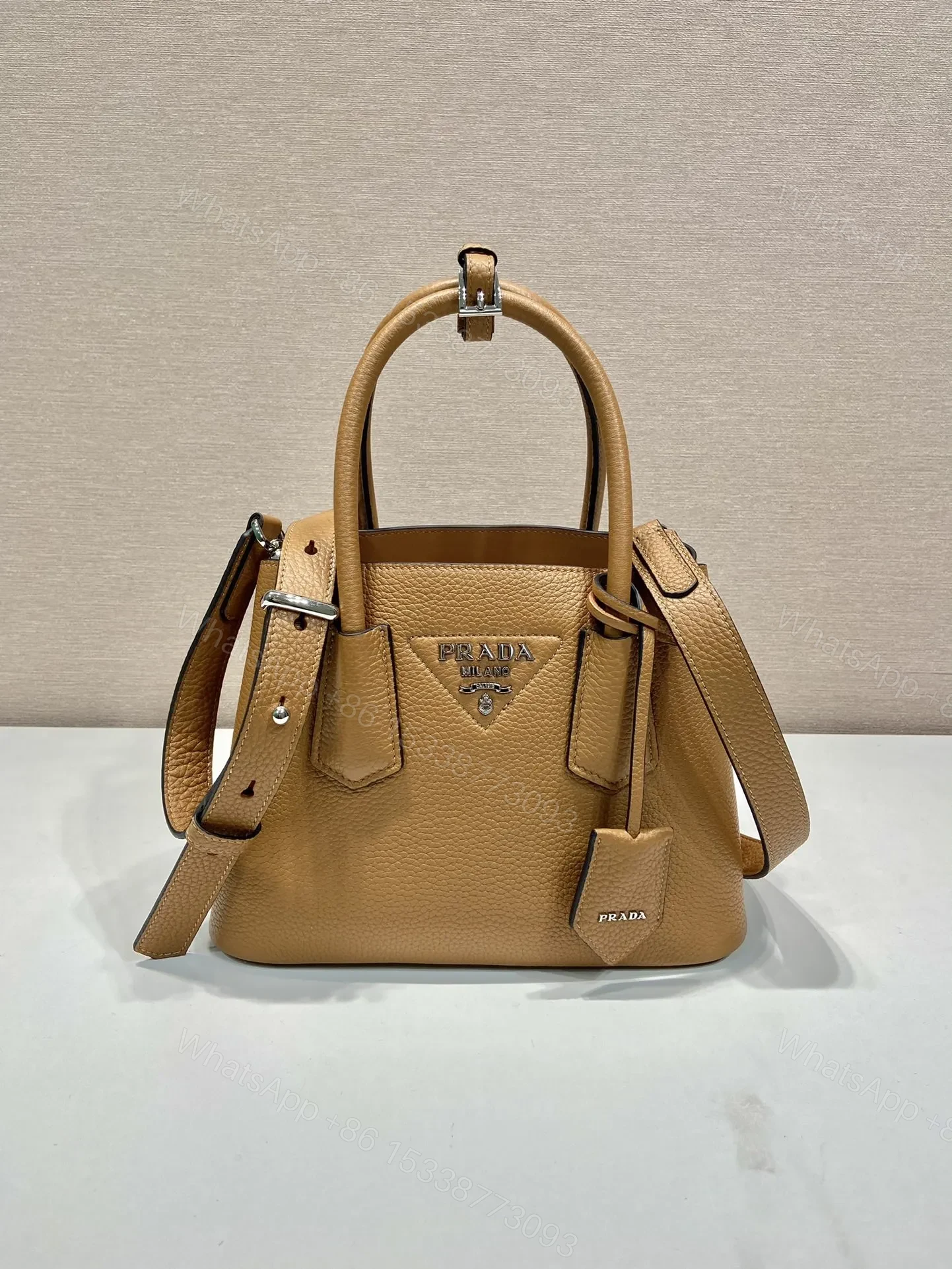 View 4 of Prada Small Prada Double Saffiano leather bag