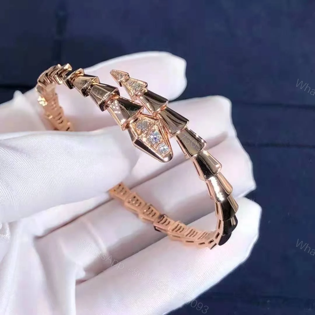 Bvlgari Serpenti Viper 18kt rose gold bracelet — view 1