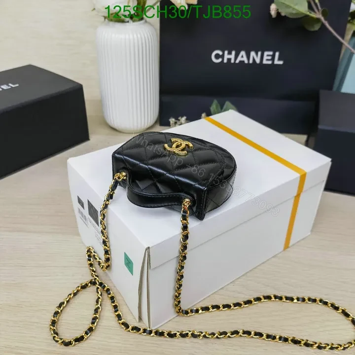 View 4 of Chanel Micro Quilted Pearl Top Handle CC Chain Bag Black MG1234