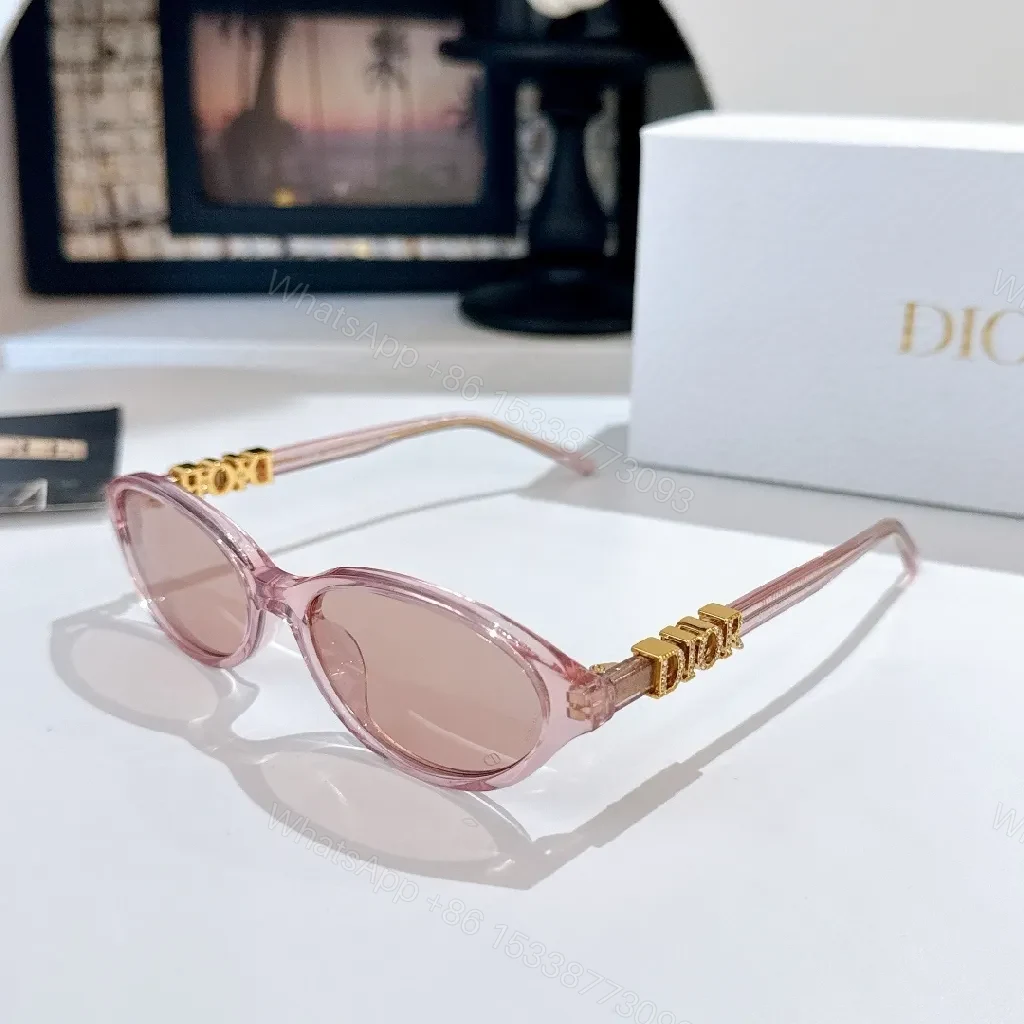 View 7 of Sophisticated Black Acetate Sunglasses with DIOR-Inspired Detailing