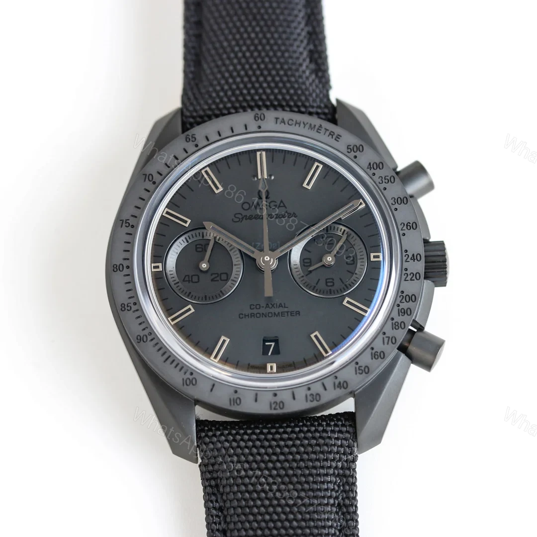 Omega Speedmaster Moonwatch Co-Axial Master Chronometer Dark Side of the Moon Black Black Fabric 310.92.44.51.01.003 — view 1
