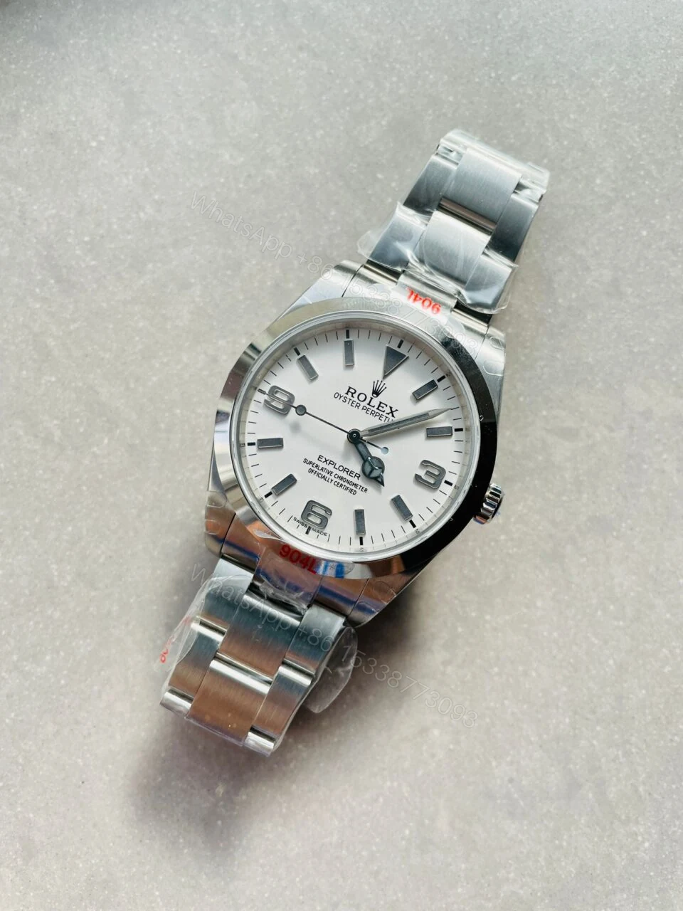 View 2 of JDF Factory 1:1 Rolex Explorer 124270 36mm 904L Steel Best Edition White Dial VR3230