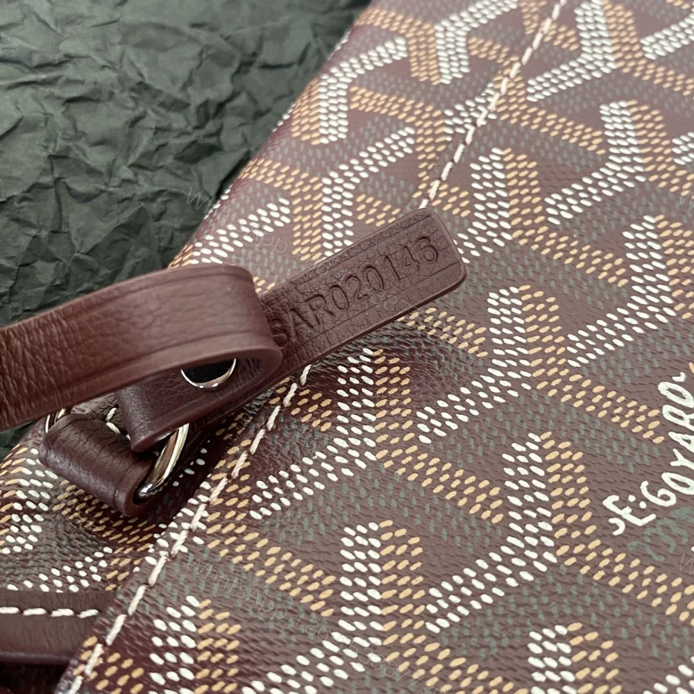 View 9 of 高仿Goyard*STLOUI6滿印Tote媽咪袋朱紅大號免檢版