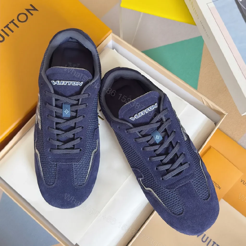 View 4 of Lightweight Mesh & Suede Luxe Sneakers with Subtle Detail