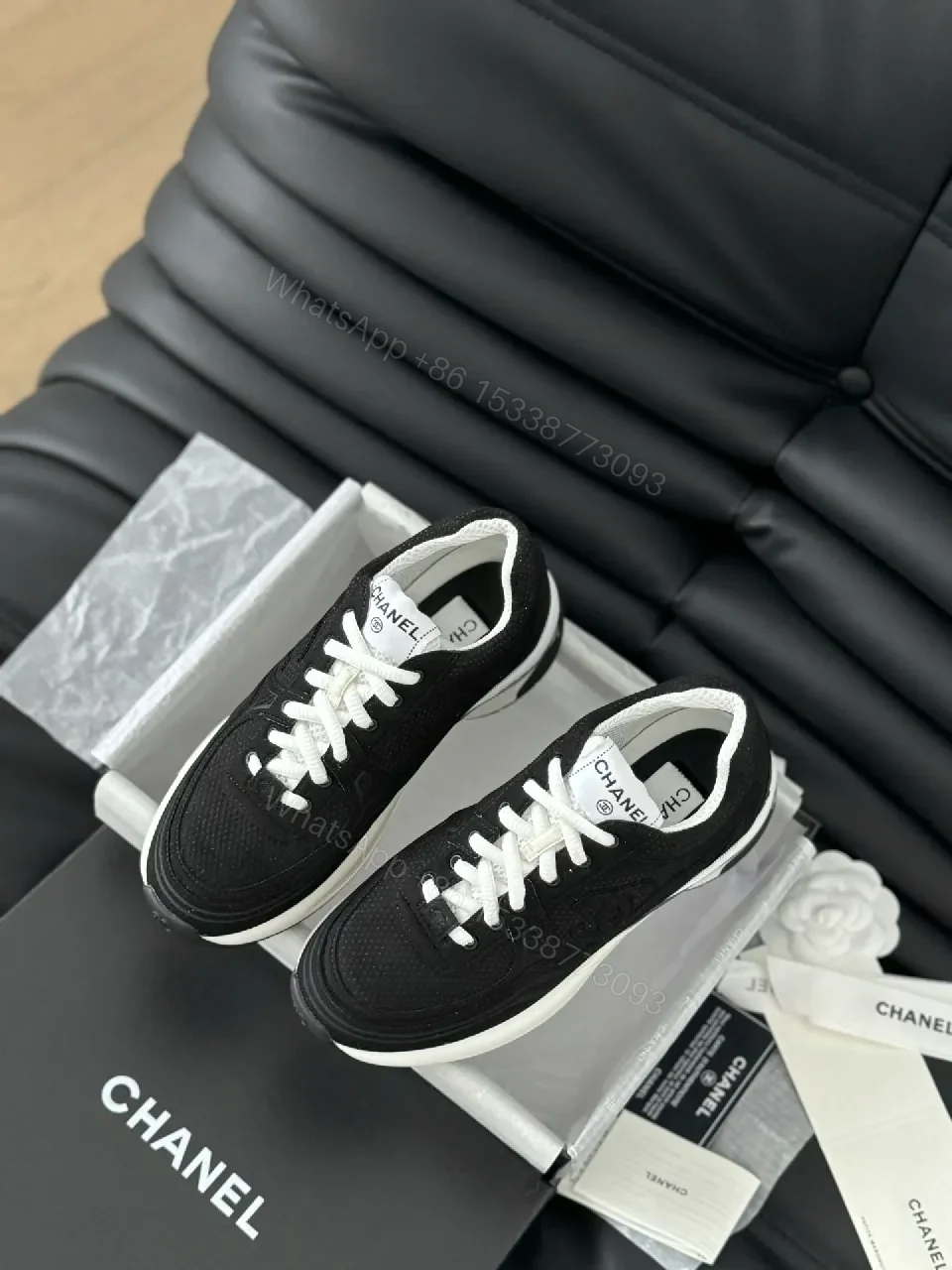 View 5 of Black Knit Sneakers + Premium Knit + Streetwear Chic + All-Day Comfort + Sneaker