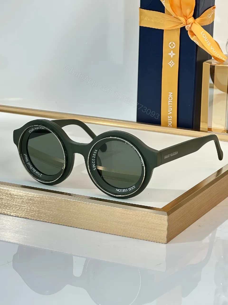 View 8 of Matte Shield Sunglasses – Bold Rectangular, All-Day Comfort