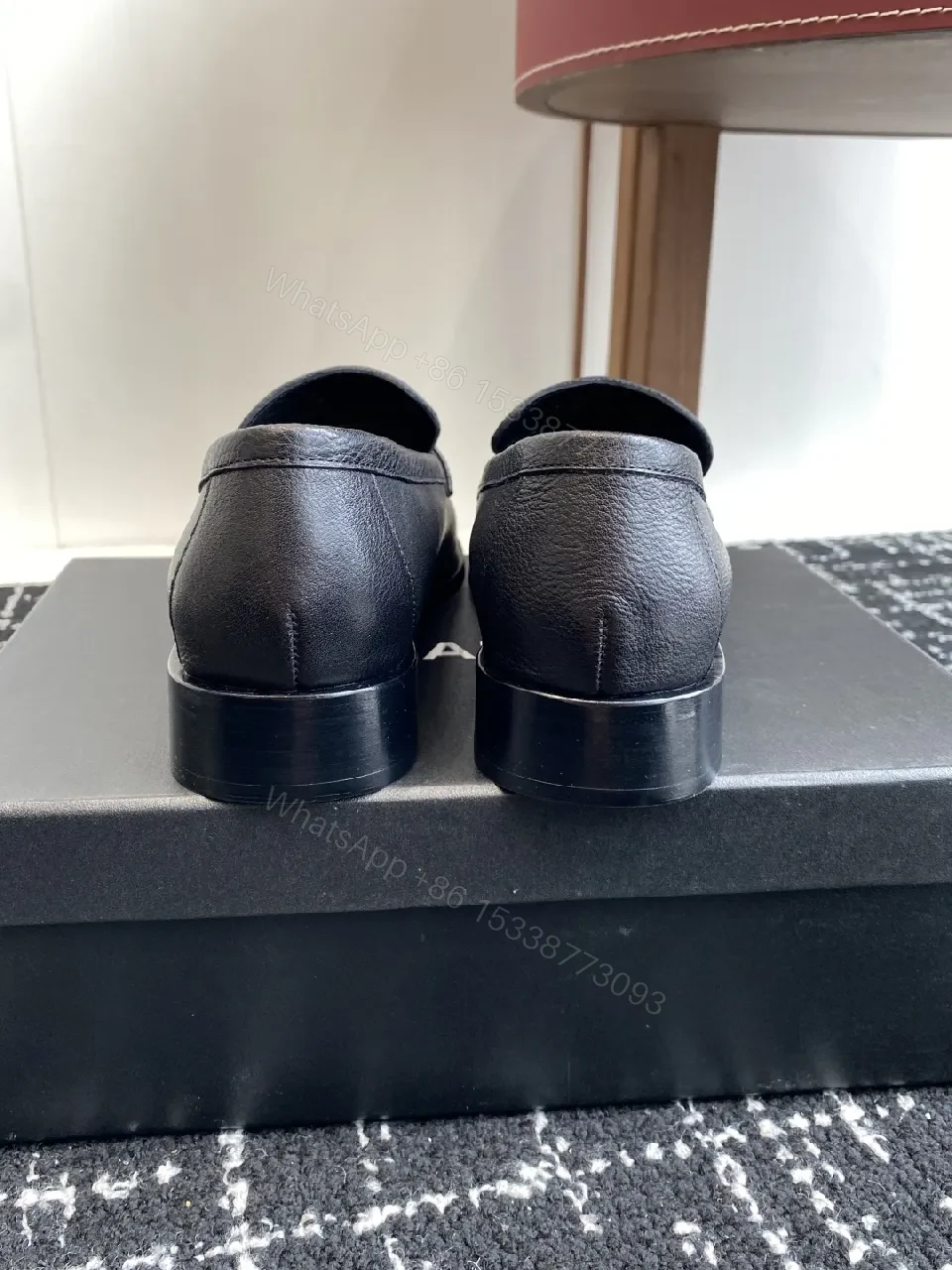 View 4 of Chic Slip-On Loafers: Luxury Leather, Signature Branding