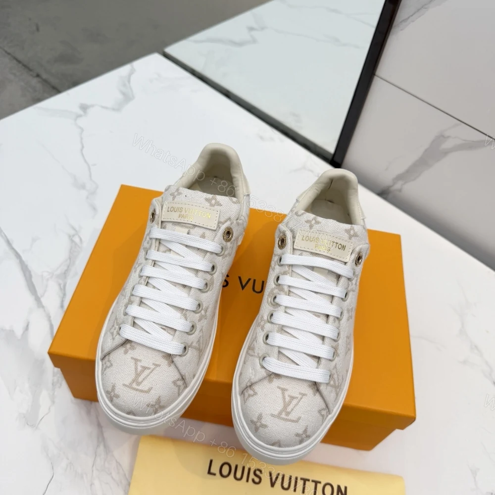 View 5 of Louis Vuitton Time Out Sneaker Beige 1Aivb5