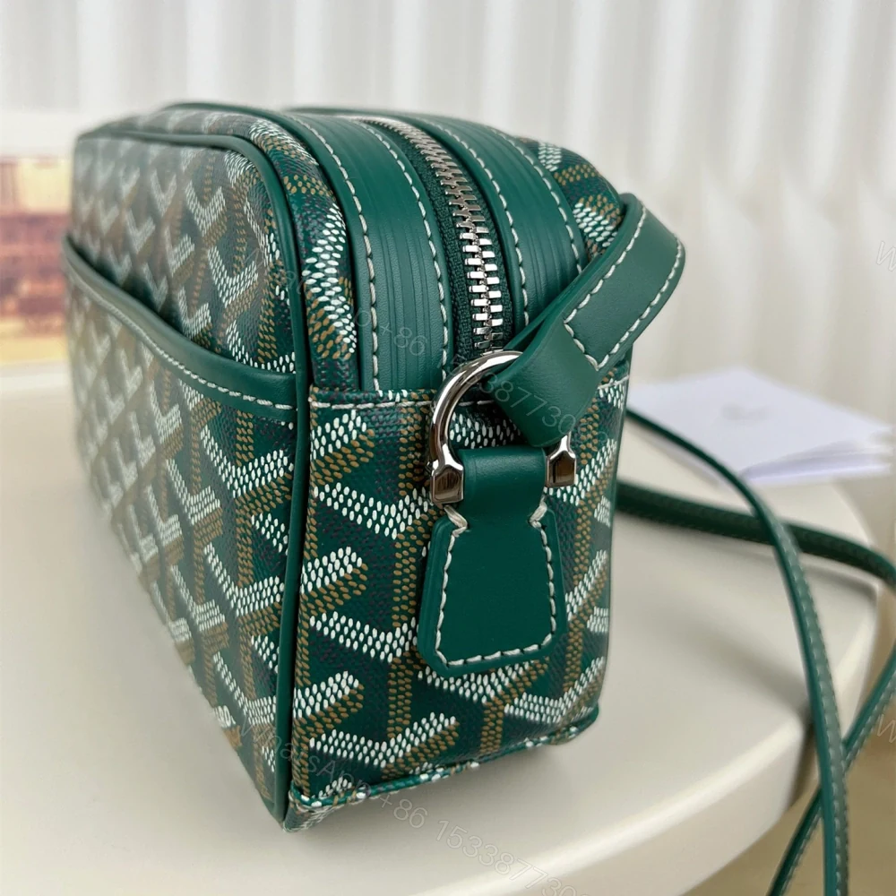 View 4 of 高仿Goyard*CAPVEP3相機郵差包綠色小號免檢版