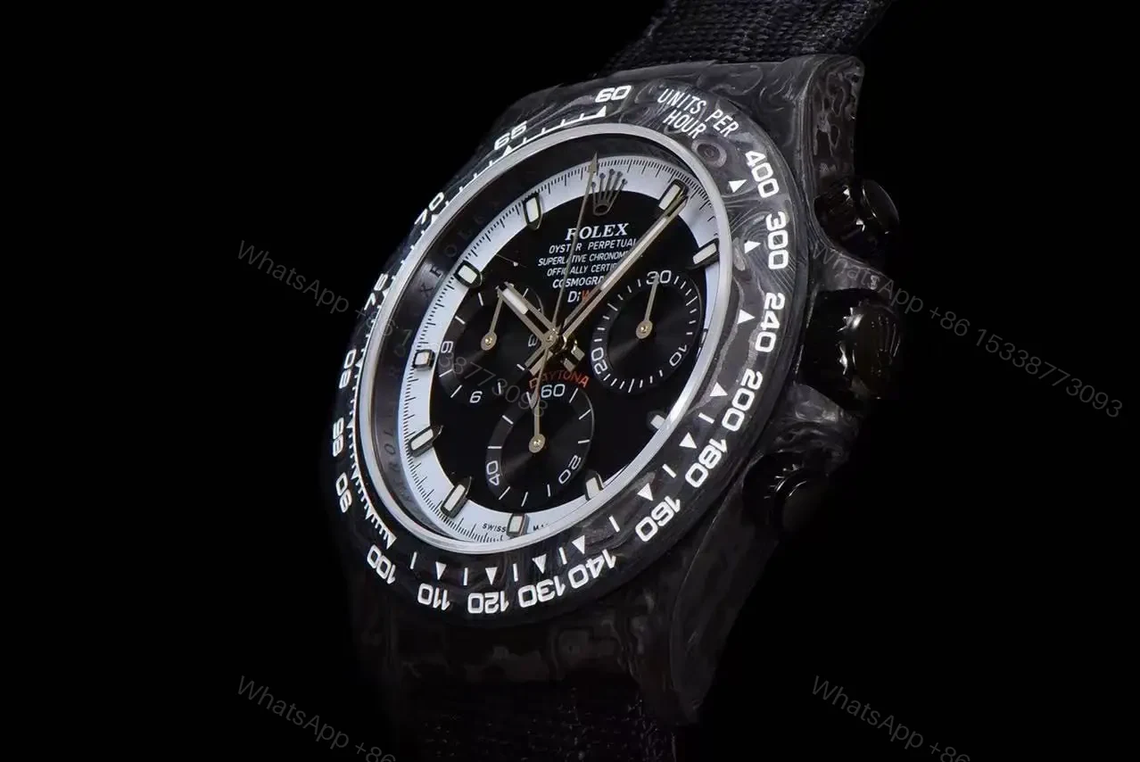 View 7 of Replica DiW Rolex Cosmograph Daytona Speedster White Carbon