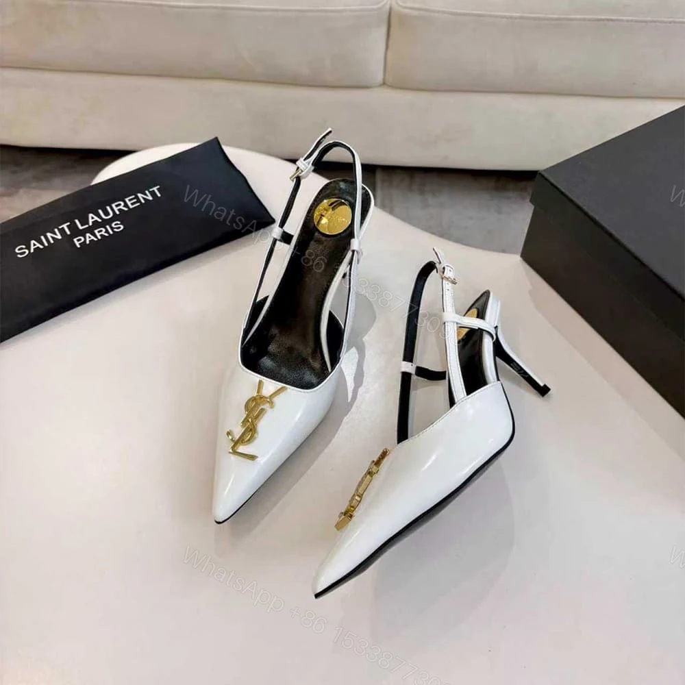 View 6 of YSL slingback pumps