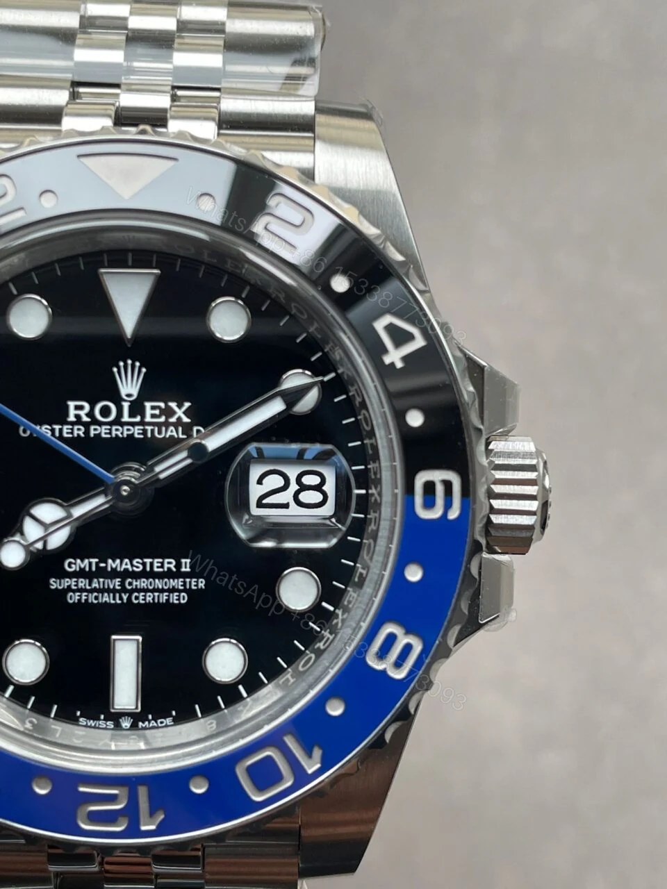 View 7 of Clean Factory 1:1 Rolex Clean GMT-Master II 126710 BLNR Best Edition Blue/Black BATGIRL CeramicD D3285 CHS