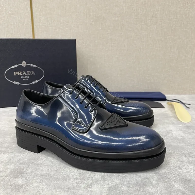 View 8 of Navy Patent Derby â€” Classic Style, All-Day Comfort Derby