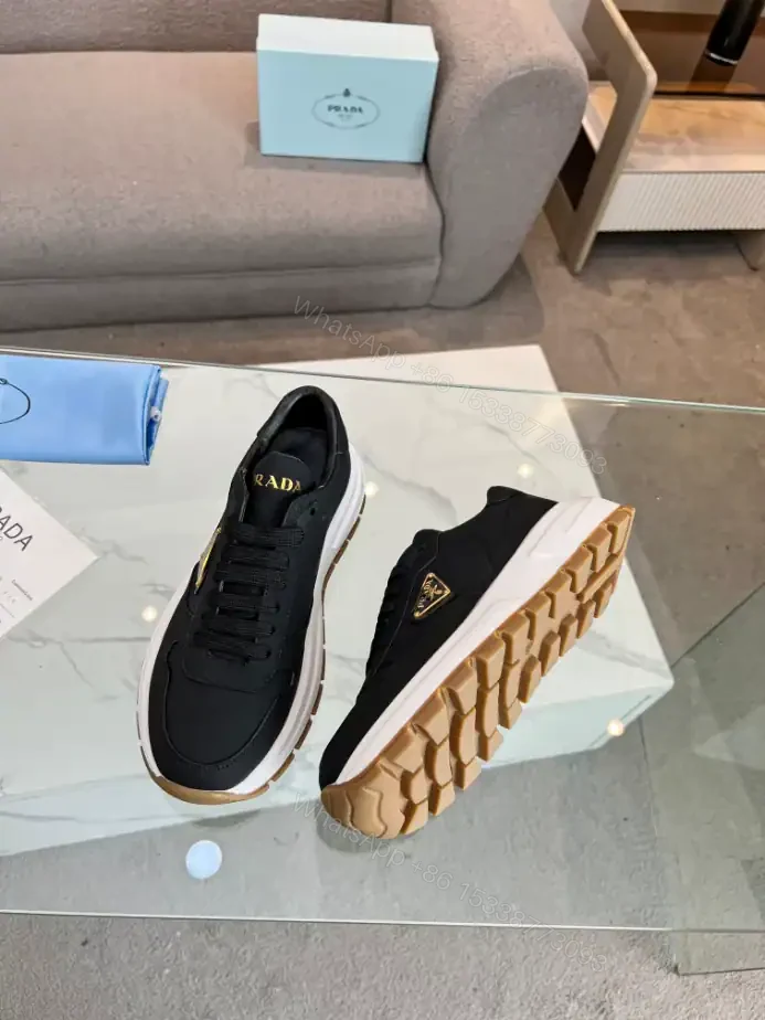 View 7 of PRAX 01 DELAVÉ SUEDE AND RE-NYLON SNEAKERS – PRD047