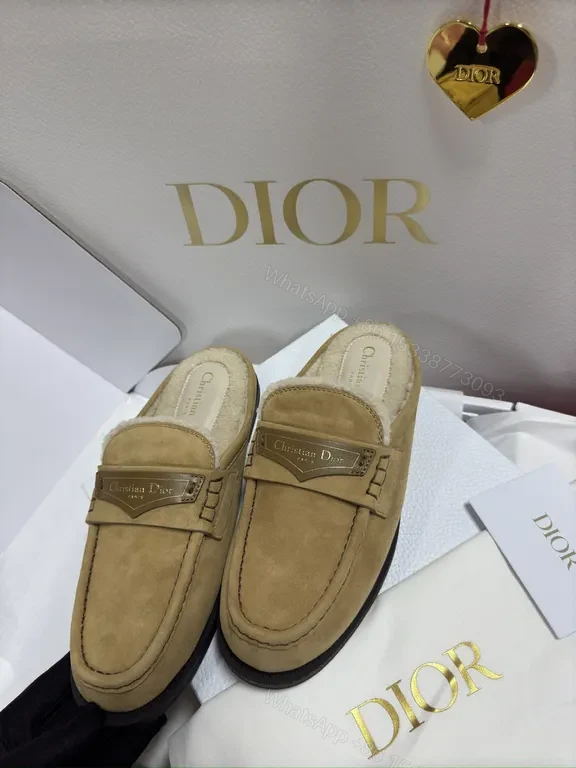 View 6 of Desert-Tone Suede Driver Mules â€“ Luxe Slip-On Shoes