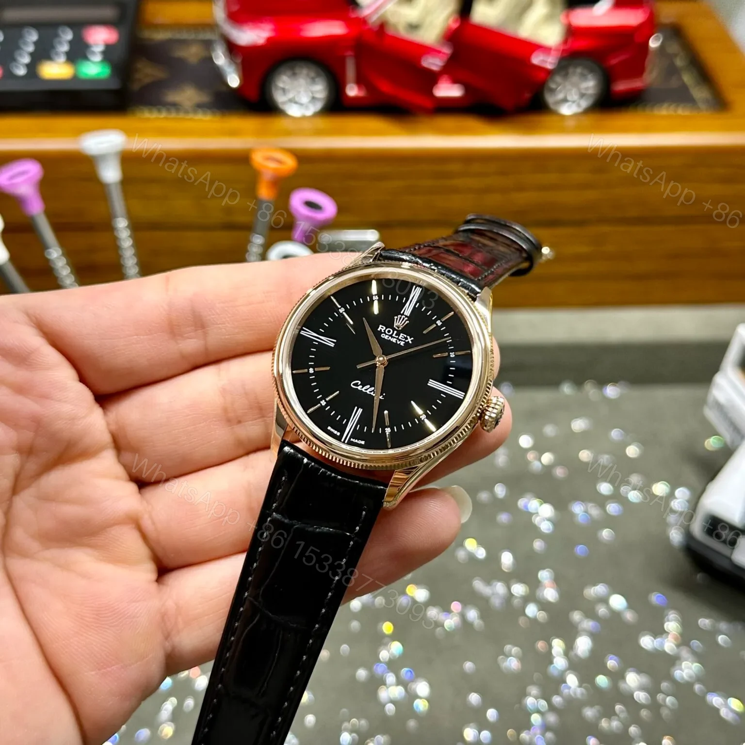 View 4 of Superclone Rolex Cellini Black Dial REP016814