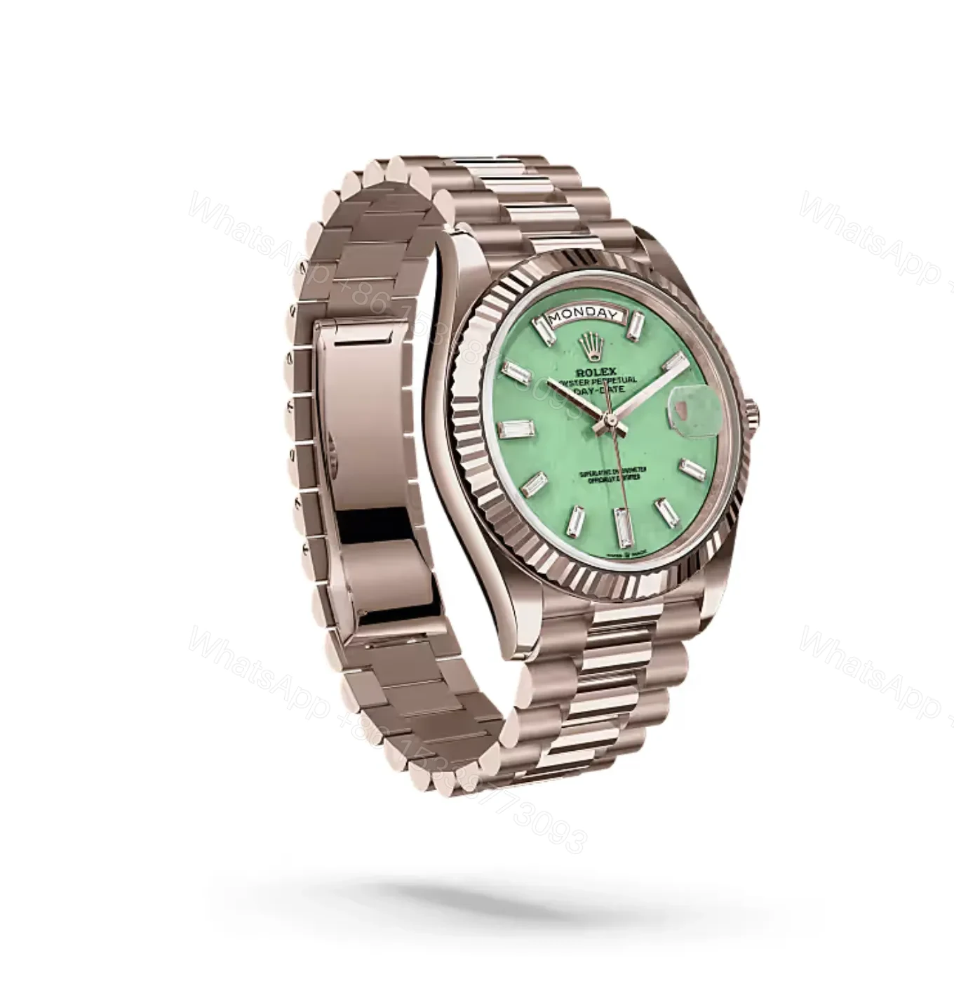 View 6 of Rolex Day‐Date 40 Jubilee Gold Aventurine Dial (2026)