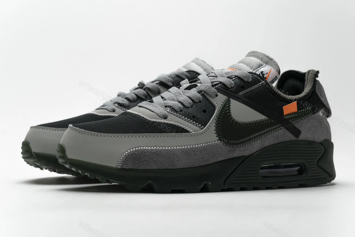 View 4 of OFF-White x Nike Air Max 90 Grey