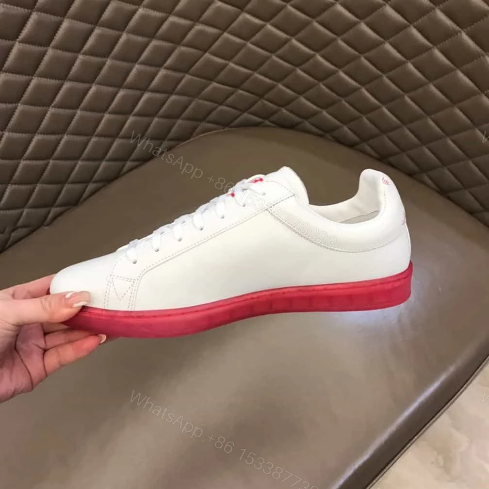 View 3 of Louis Vuitton Luxembourg Samothrace Trainers In Rouge – LSVT273