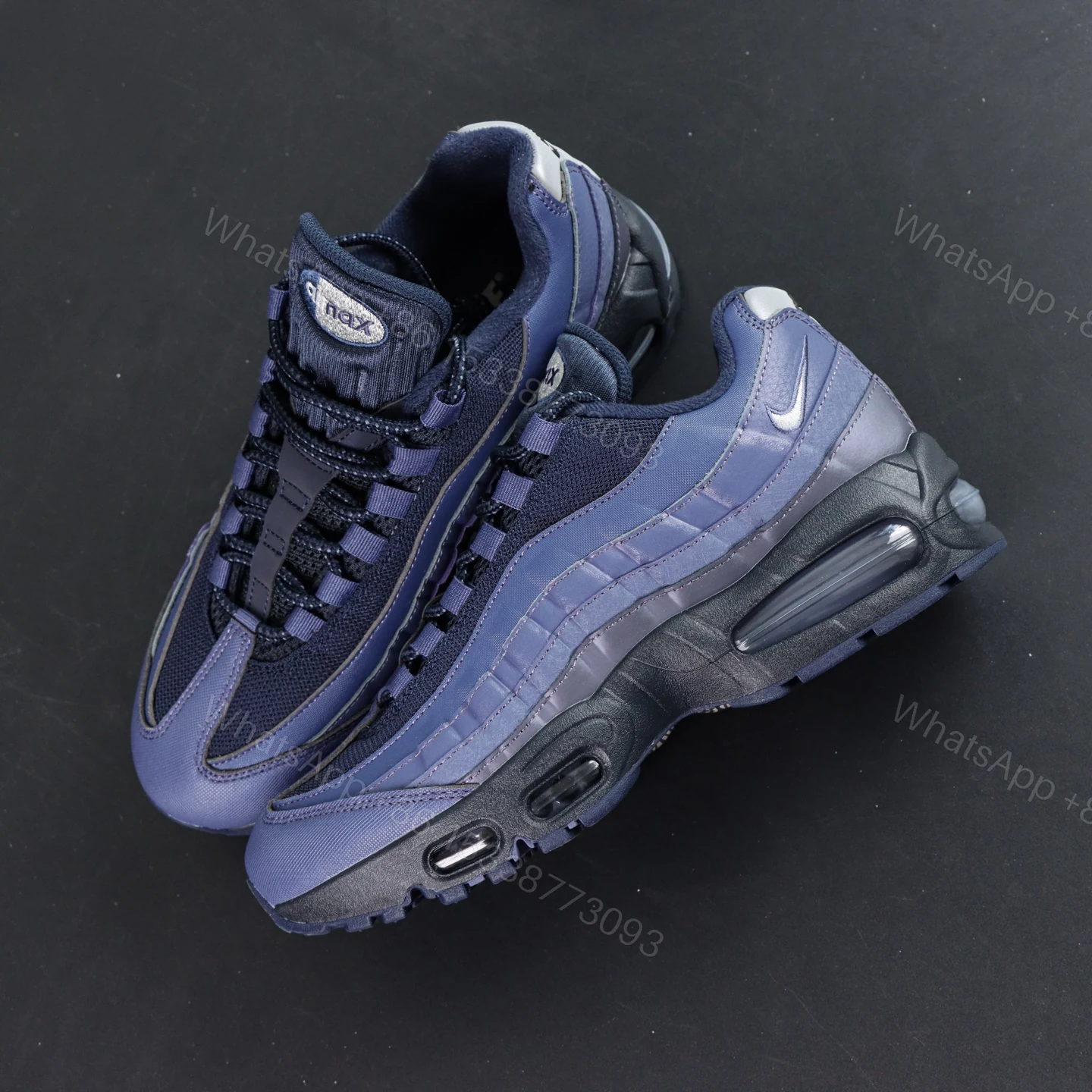 View 8 of Air Max 95 Purple Black