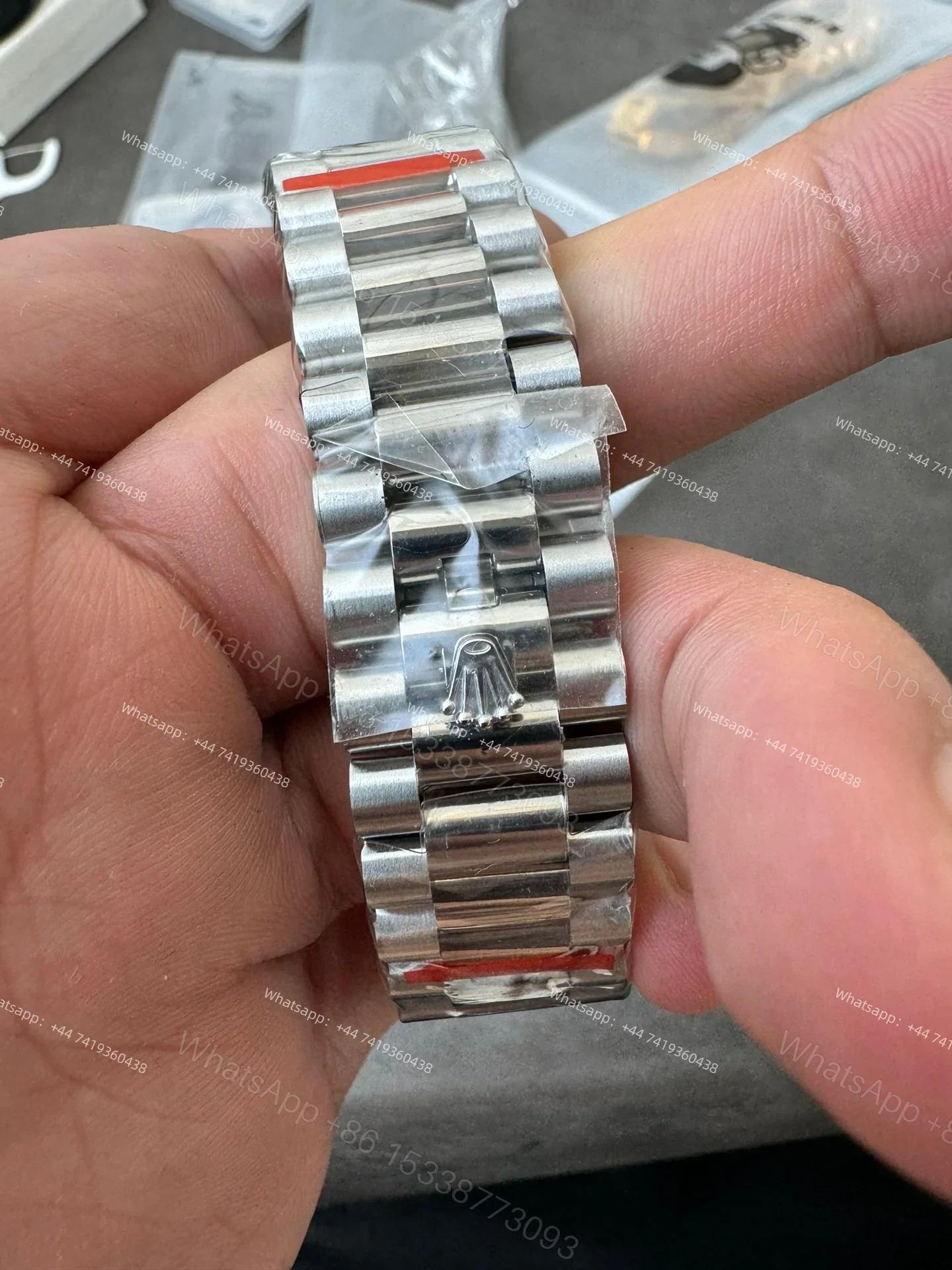View 3 of Rolex Day-Date M228349RBR-0003 1:1 Replica Moissanite Bezel Black Dial 40MM 3255 Movement Presidential Bracelet Super Clone Watch