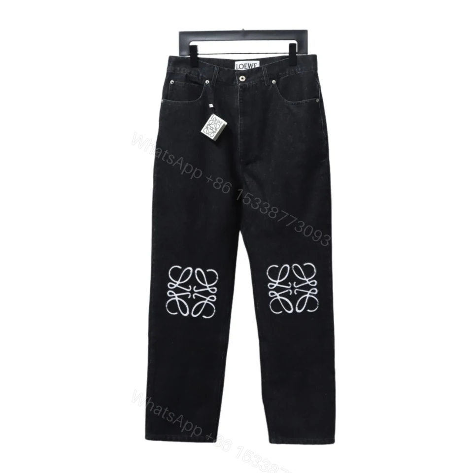 View 10 of Loewe Printed Black Jeans