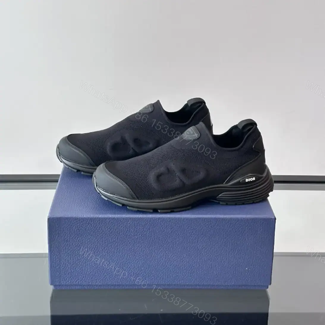 View 4 of DIOR B30 COUNTDOWN SNEAKERS BLACK TECHNICAL MESH AND BLACK TECHNICAL FABRIC – CD228