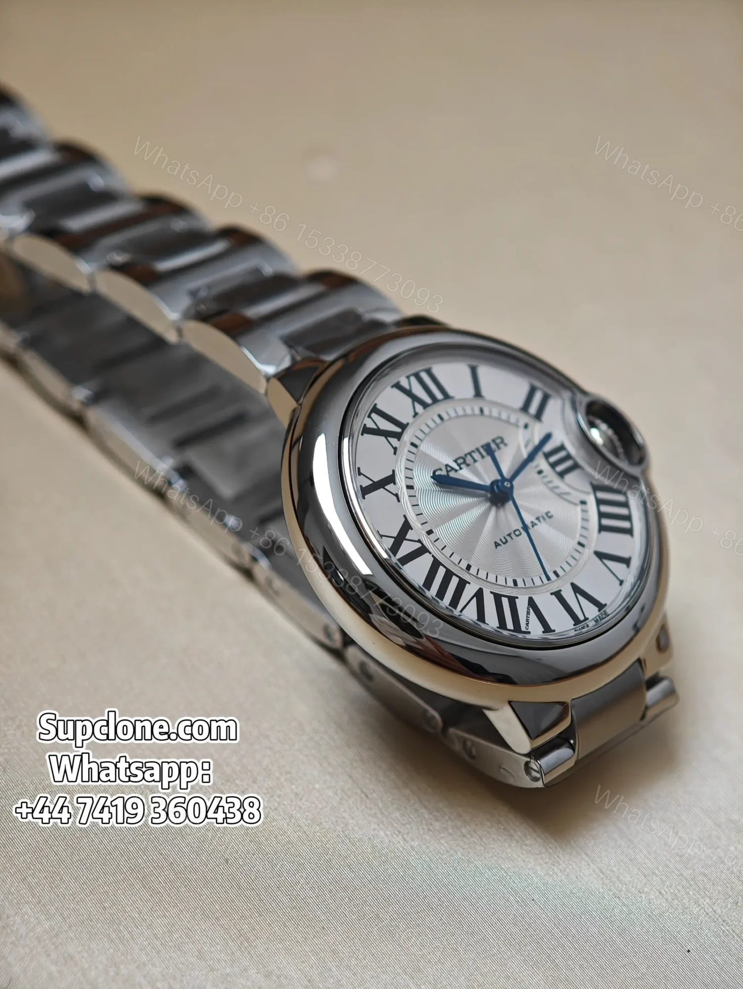 View 8 of Cartier Ballon Bleu 33mm Super Clone WSBB0044 White Dial