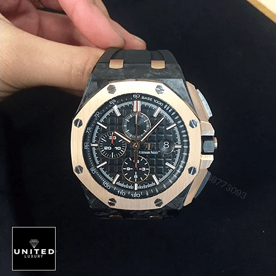 View 7 of Audemars Piguet Royal Oak Offshore 26406FR.00.002CA.01 Replica